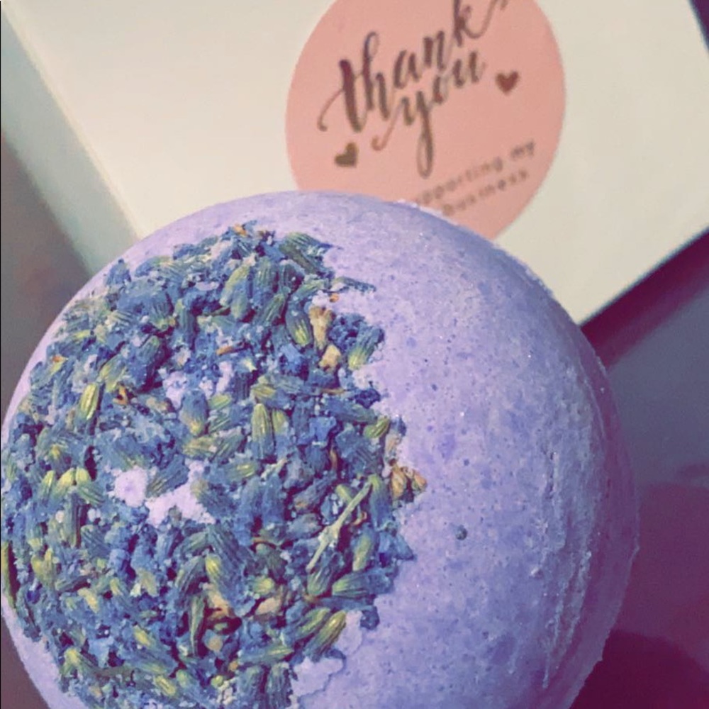 Lavender bath bombs